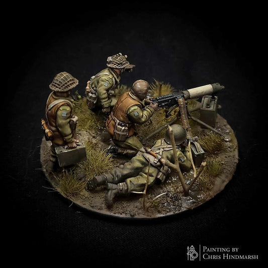 Canadian Vickers Machine Gun Team – Figurines Résine 28 mm (RKX Miniatures)