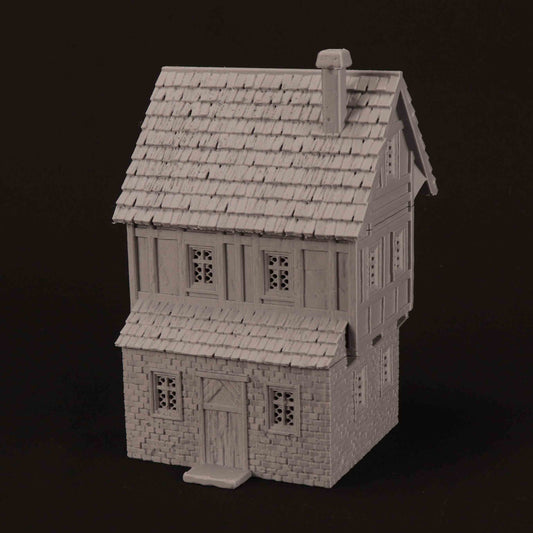 Maison du Marché Médiéval 3 – Décor 3D pour Wargame