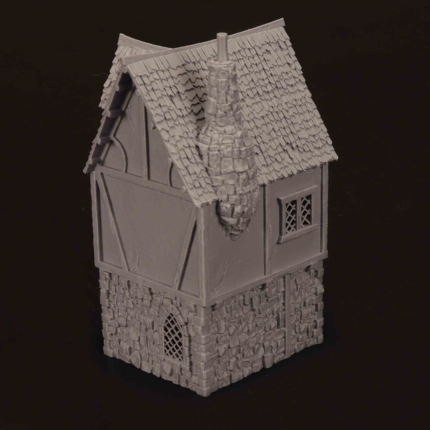 Maison Médiévale en Pierre – Décor 3D pour Wargame