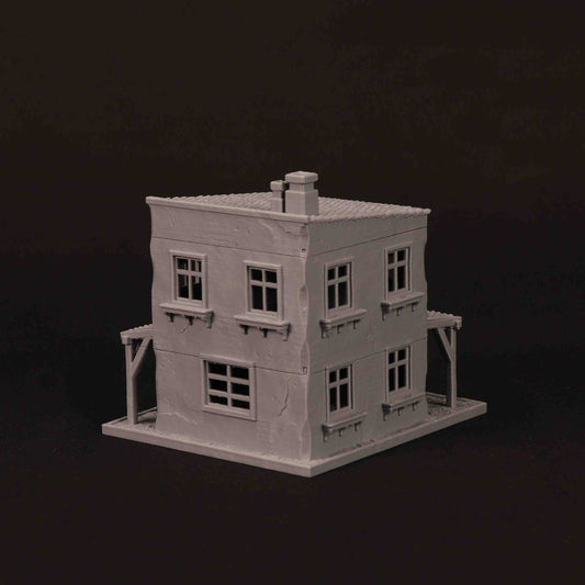 Maison provençale 3D imprimée pour wargame Bolt Action – modèle 02