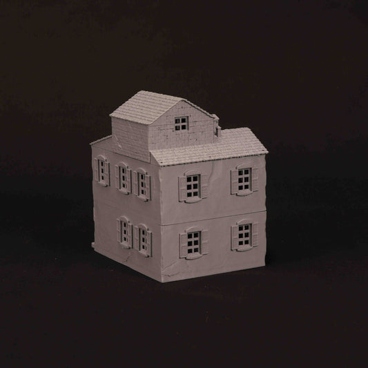 Maison provençale 3D imprimée pour wargame Bolt Action – modèle 04