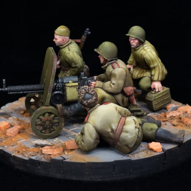 Soviet Union DSHK HMG Heavy Machine Gun RKX Miniatures