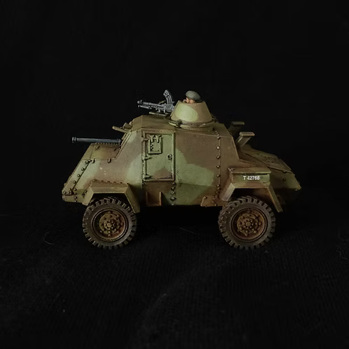 Otter LRC RKX Miniatures avec équipage, véhicule Commonwealth 28 mm pour wargame WWII