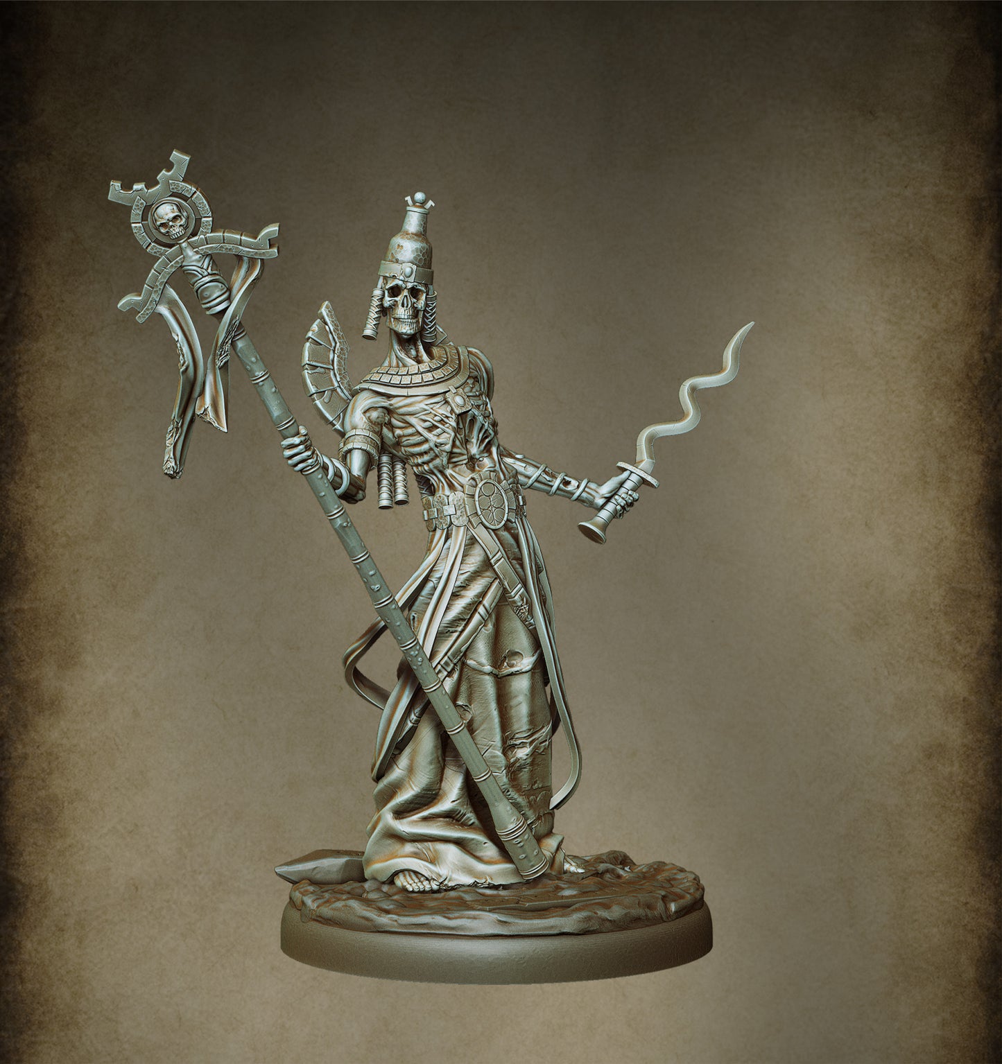 Mummy Priest - Mortuary Invoker  (1 figurine)