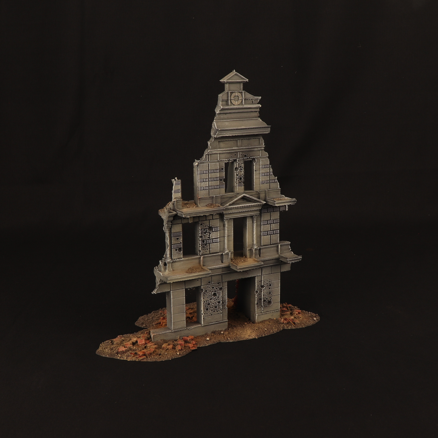 Ruines urbaines WWII – Décor 3D wargame