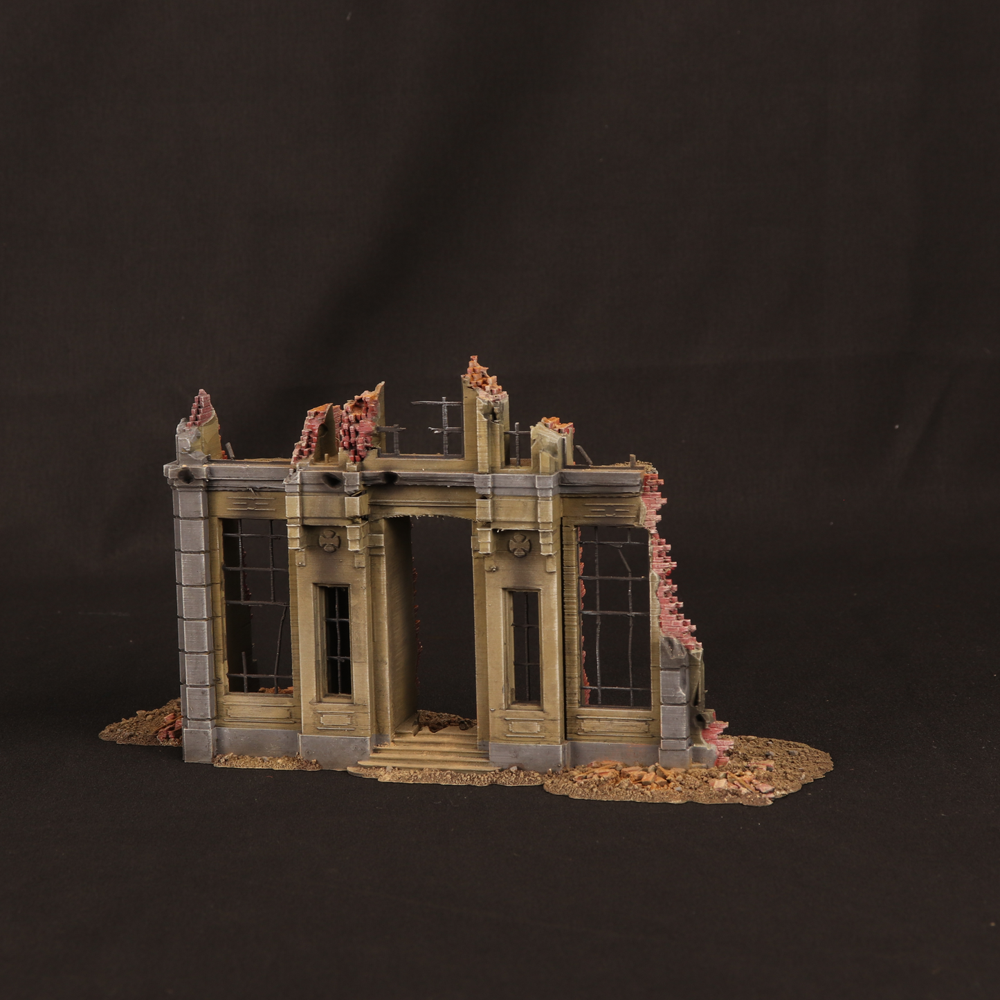 Ruines urbaines WWII – Décor 3D wargame