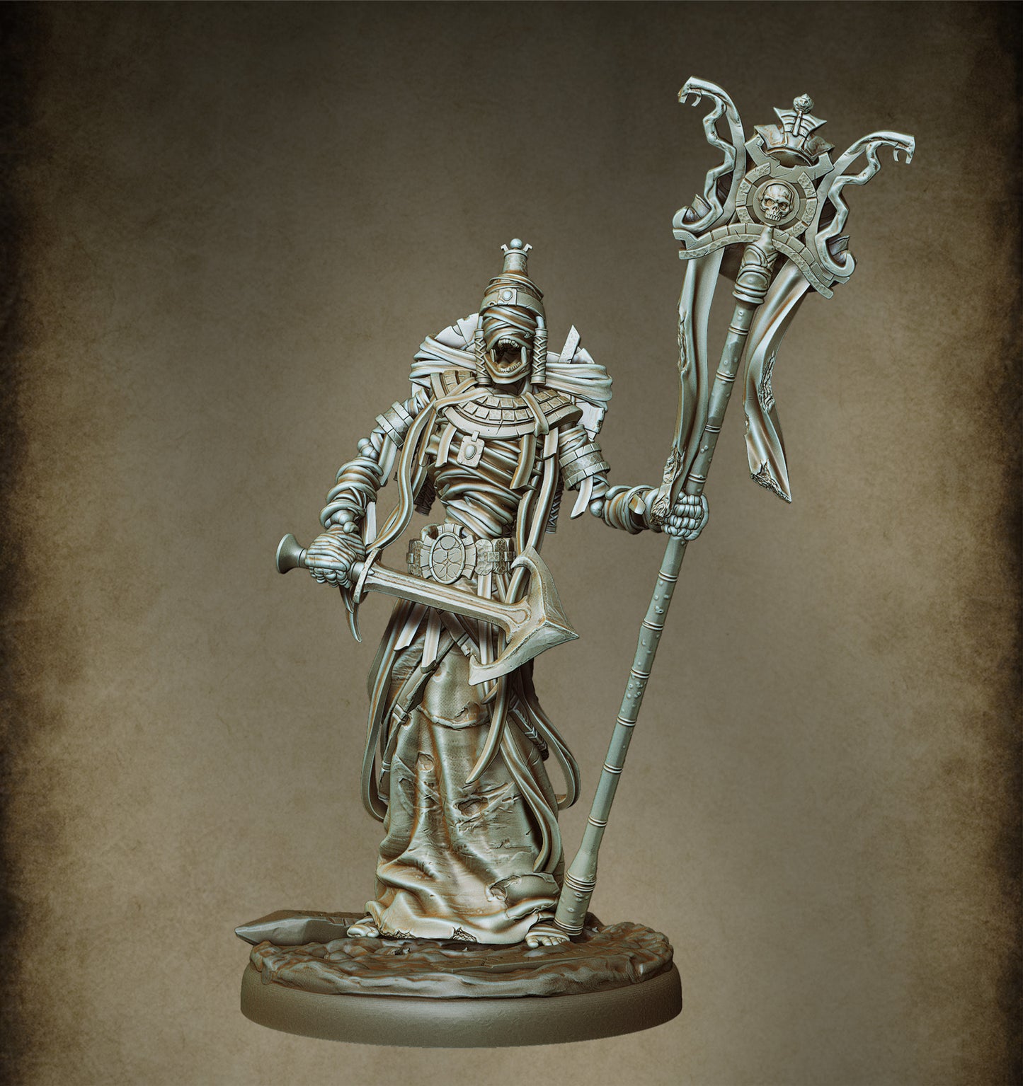 Mummy Priest - Mortuary Invoker  (1 figurine)