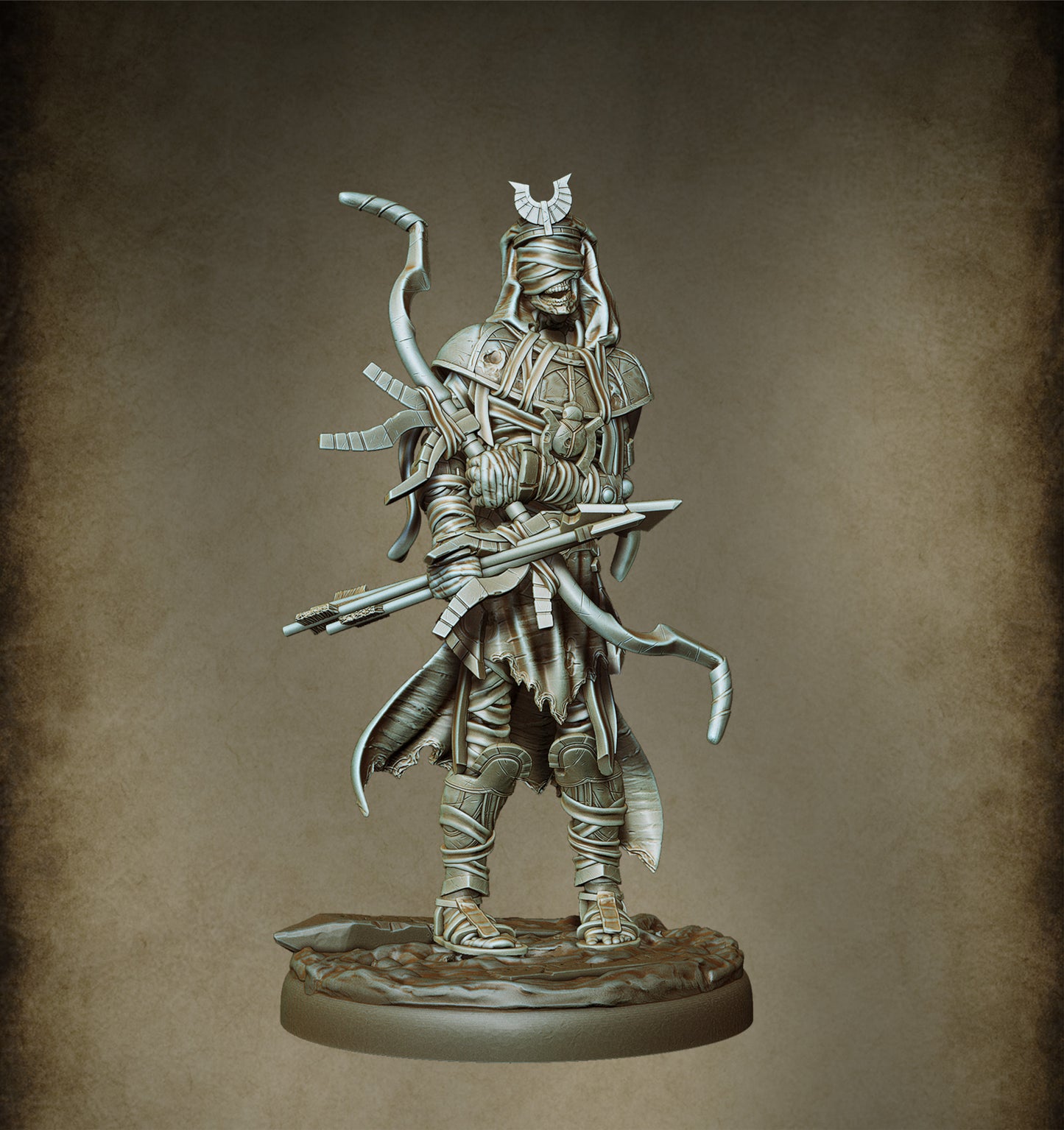 Mummy Archer - Infantry Regiment  (11 figurines)