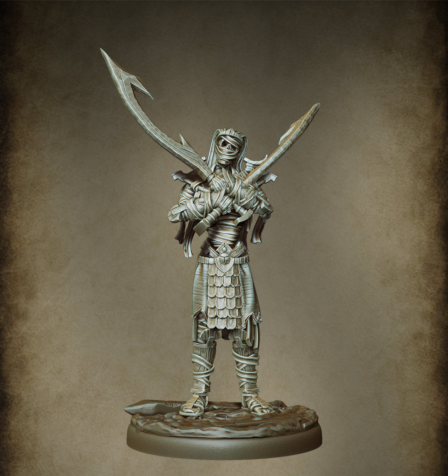 Mummy Swordsman - Infantry Regiment  (11 figurines)