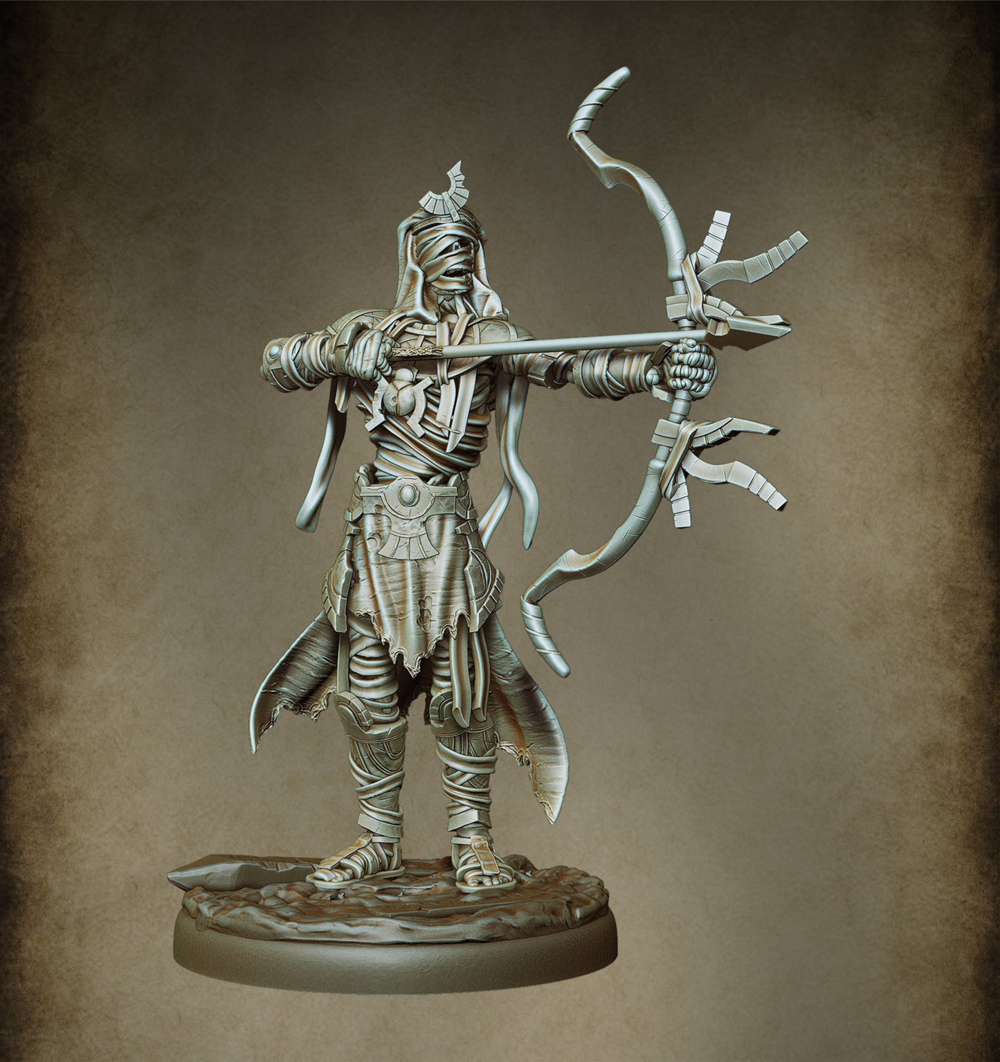 Mummy Archer - Infantry Regiment  (11 figurines)