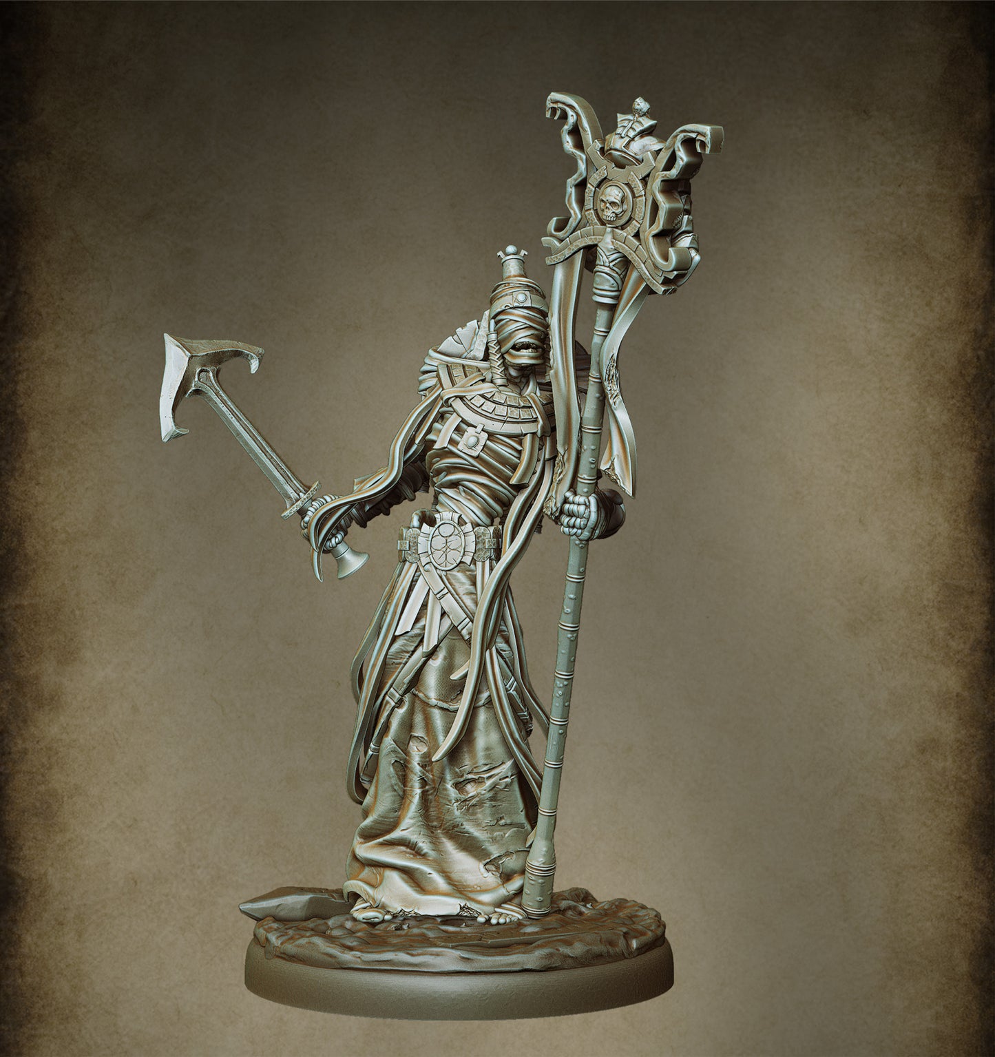 Mummy Priest - Mortuary Invoker  (1 figurine)