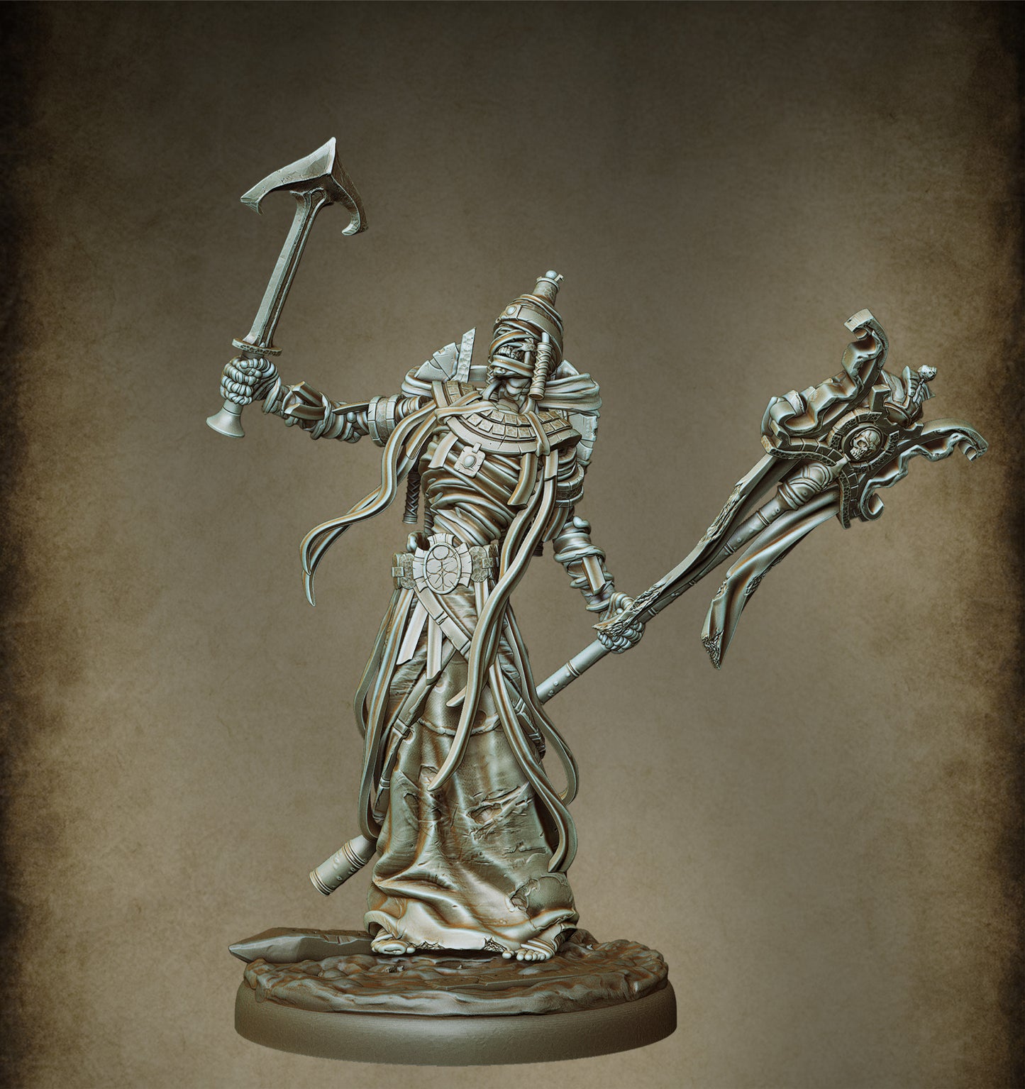 Mummy Priest - Mortuary Invoker  (1 figurine)