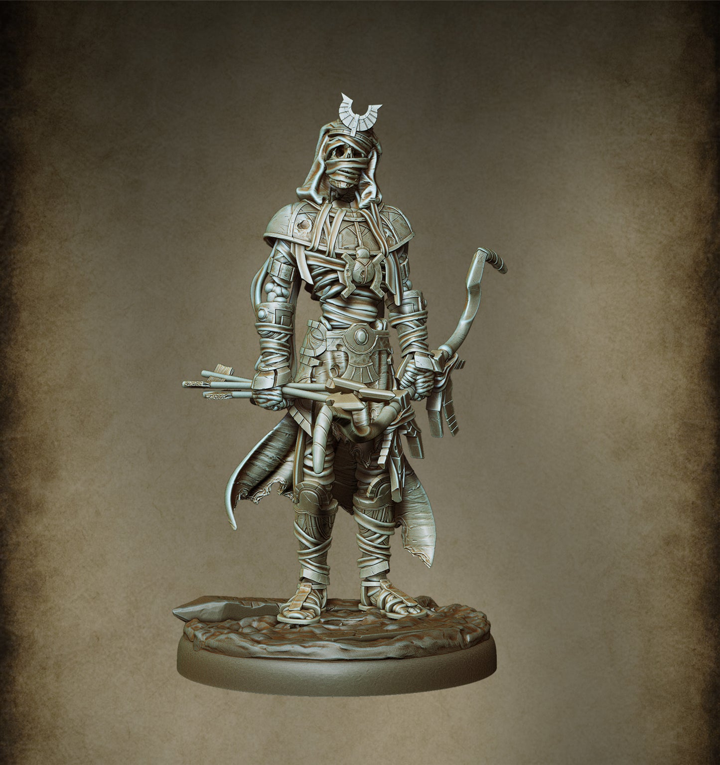 Mummy Archer - Infantry Regiment  (11 figurines)