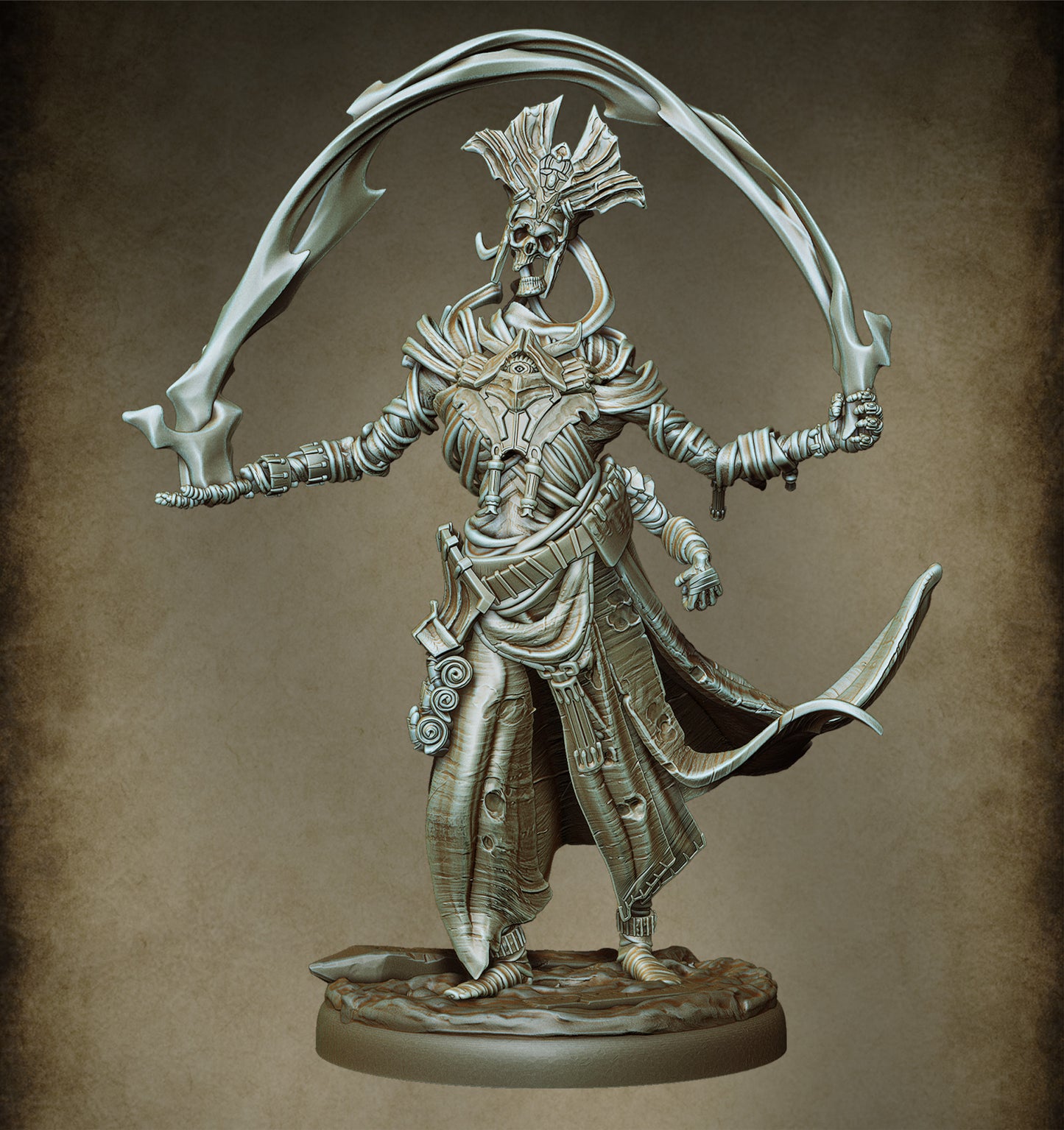 Mummy Mages - Sands Weavers  (1 figurine)