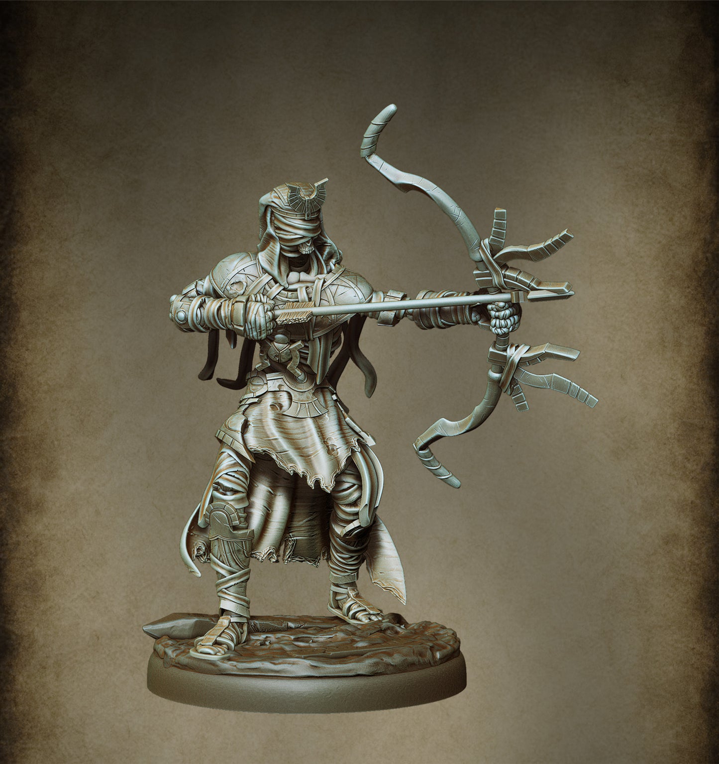 Mummy Archer - Infantry Regiment  (11 figurines)