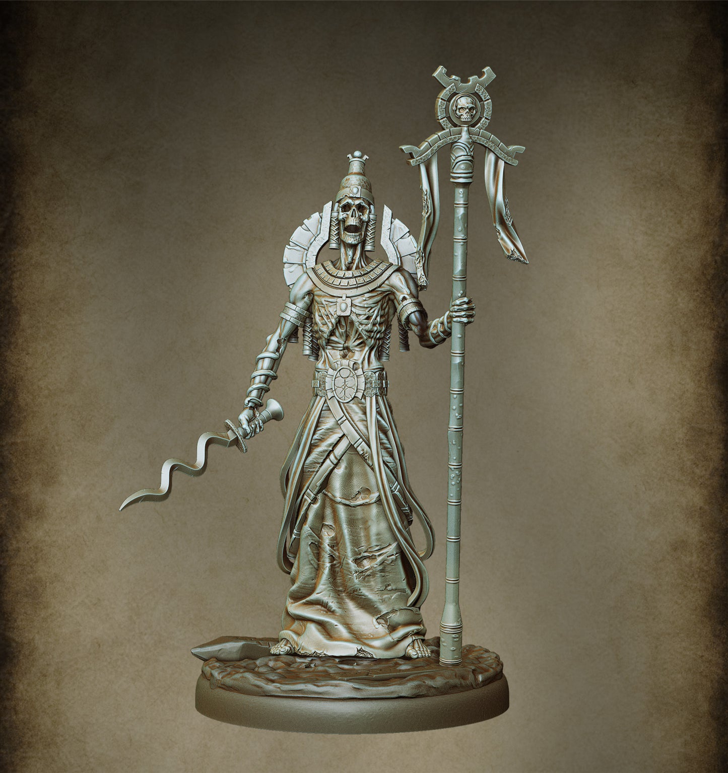 Mummy Priest - Mortuary Invoker  (1 figurine)