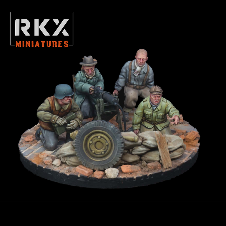 Volkssturm MG08 Team (1945)