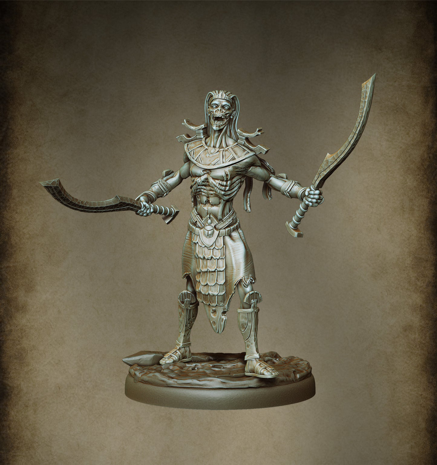 Mummy Swordsman - Infantry Regiment  (11 figurines)