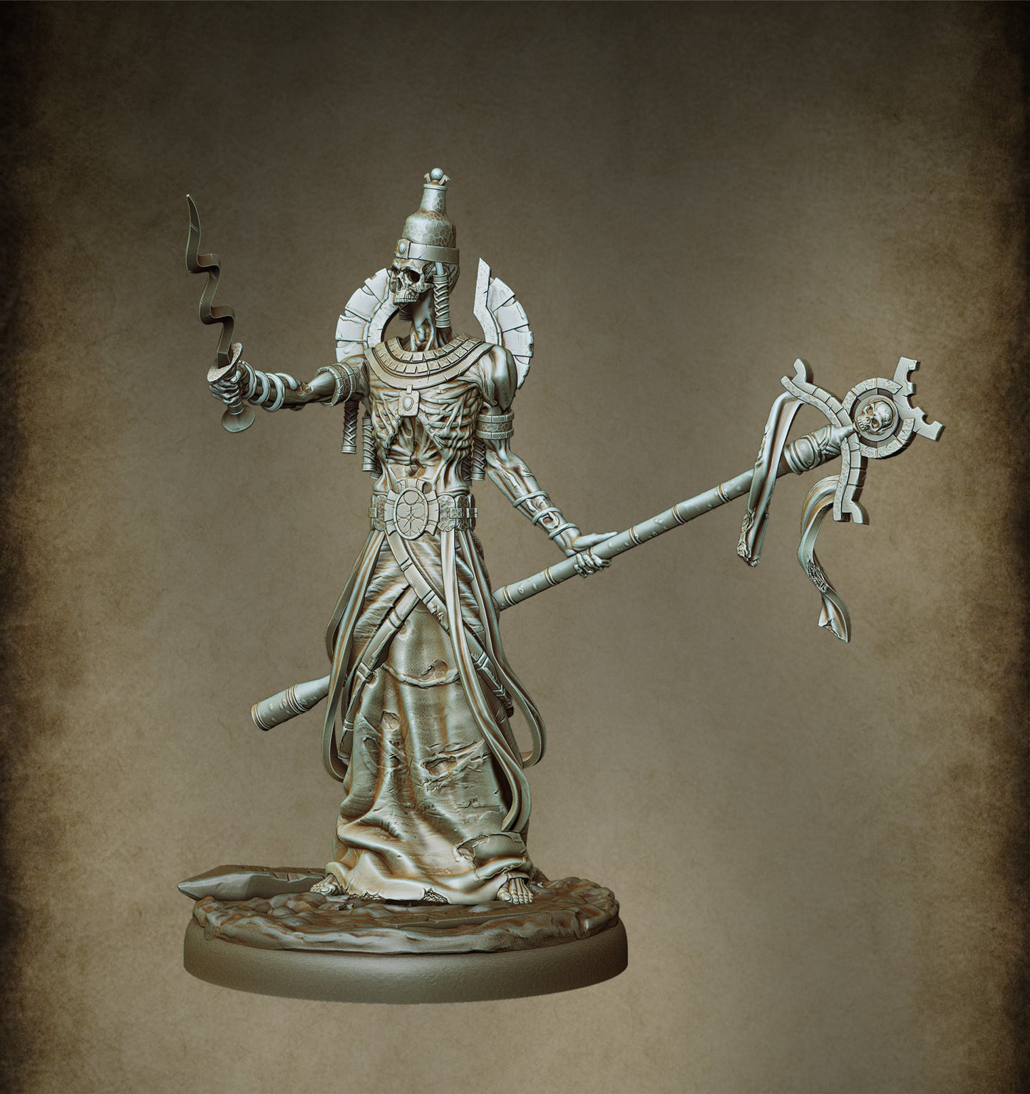 Mummy Priest - Mortuary Invoker  (1 figurine)