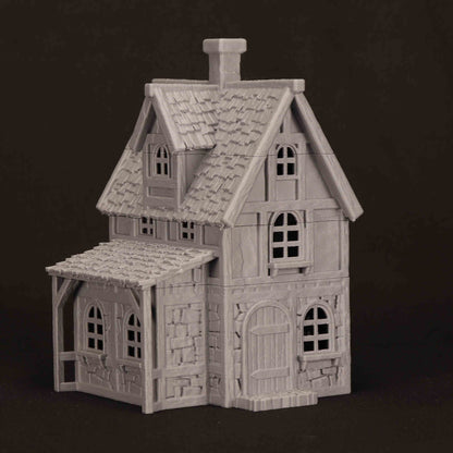 Maison Médiévale 2 – Décor 3D pour Wargame