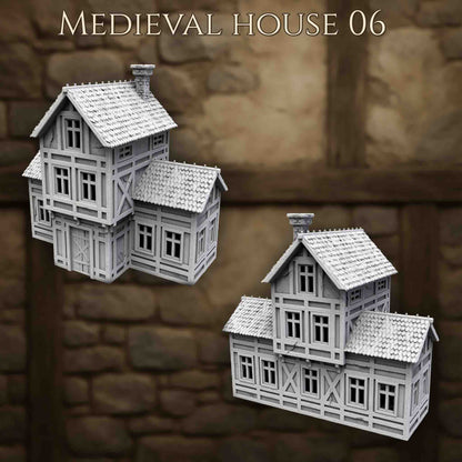 Maison Médiévale 6 – Décor 3D pour Wargame