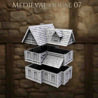 Maison Médiévale 7 – Décor 3D pour Wargame