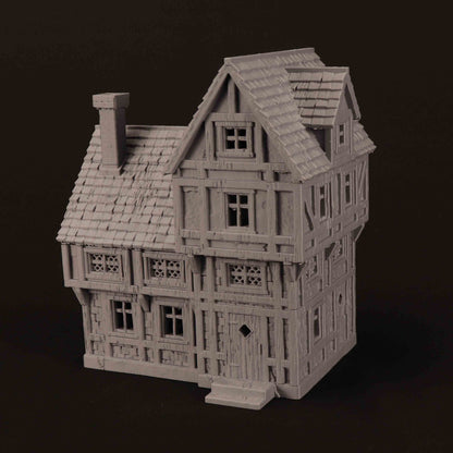 Maison du Marché Médiéval 01 – Décor 3D pour Wargame
