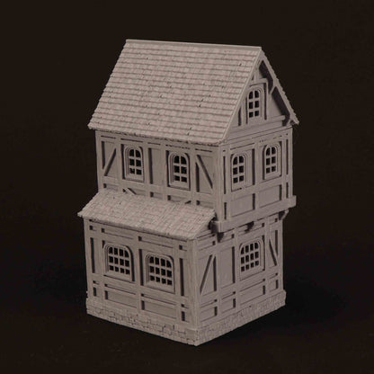 Maison du Marché Médiéval 5 – Décor 3D pour Wargame