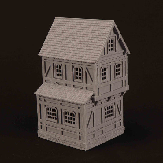 Maison du Marché Médiéval 5 – Décor 3D pour Wargame