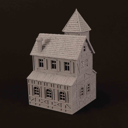 Maison du Marché Médiéval 6 – Décor 3D pour Wargame