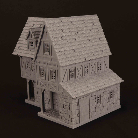 Maison du Marché Médiéval 9 – Décor 3D pour Wargame