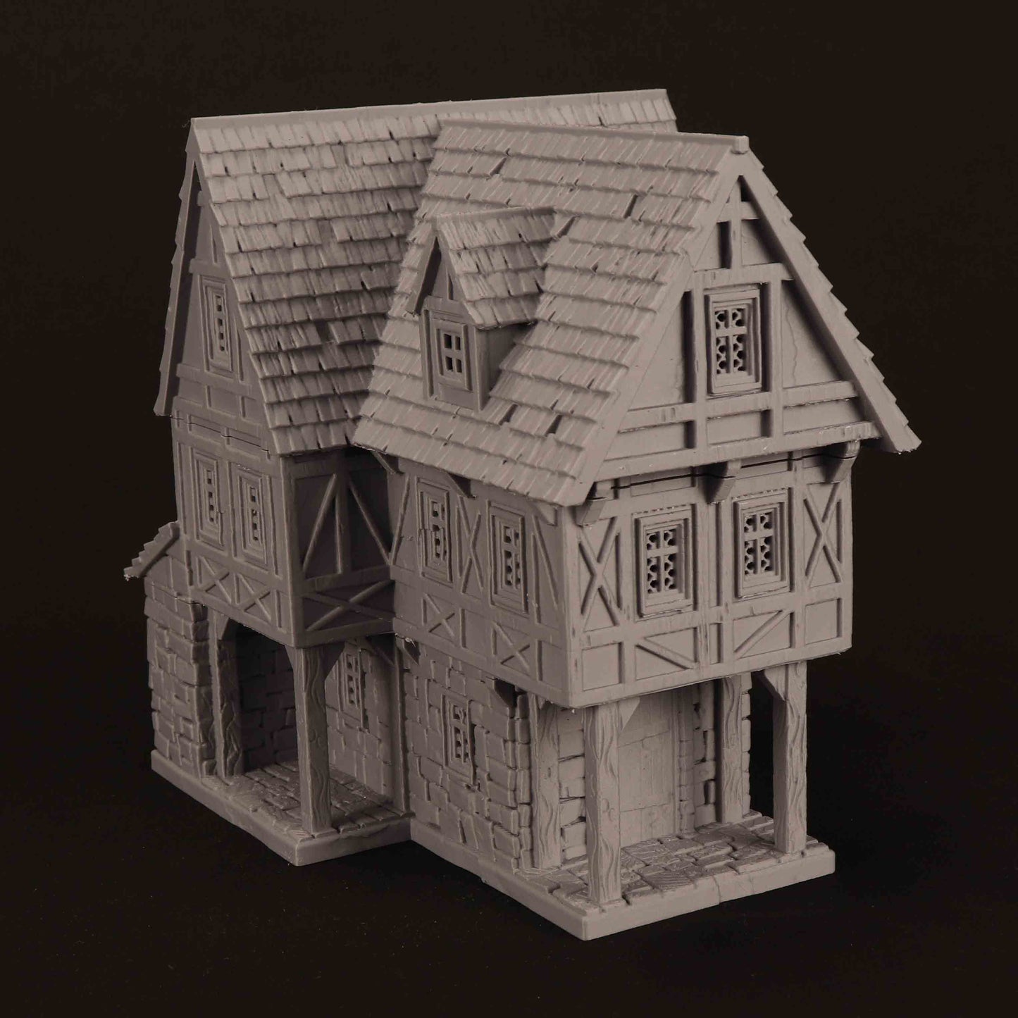 Maison du Marché Médiéval 9 – Décor 3D pour Wargame