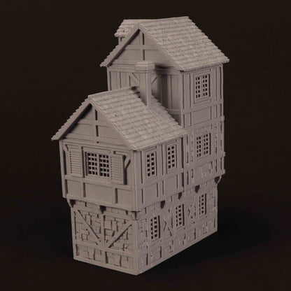 Maison du Marché Médiéval 10 – Décor 3D pour Wargame