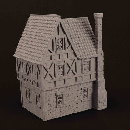 Maison du Marché Médiéval 11 – Décor 3D pour Wargame