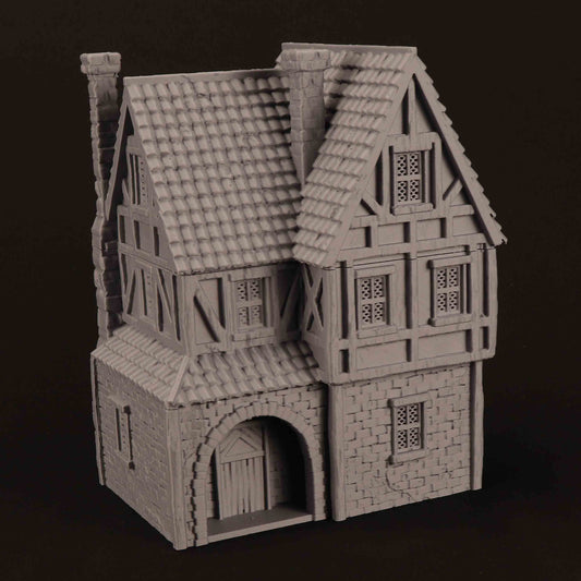 Maison du Marché Médiéval 11 – Décor 3D pour Wargame