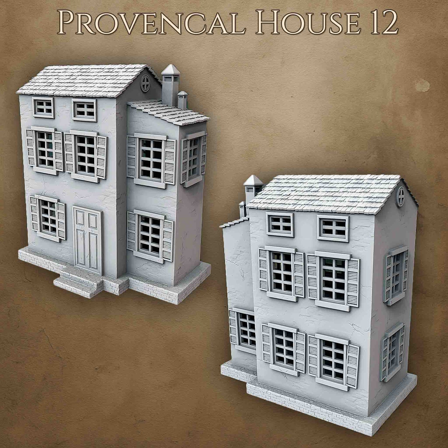 Maison provençale 12 – Décor 3D wargame