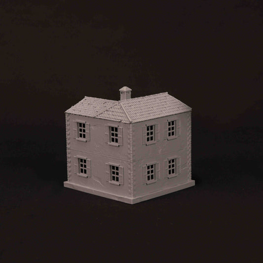 Maison provençale 3D imprimée pour wargame Bolt Action – modèle 01