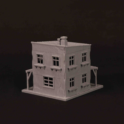 Maison provençale 3D imprimée pour wargame Bolt Action – modèle 02