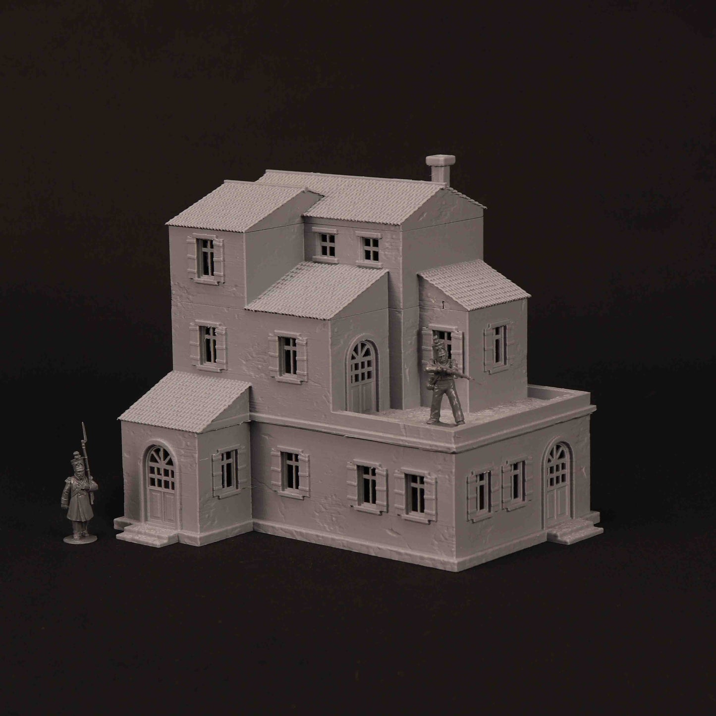 Maison provençale 3D imprimée pour wargame Bolt Action – modèle 03