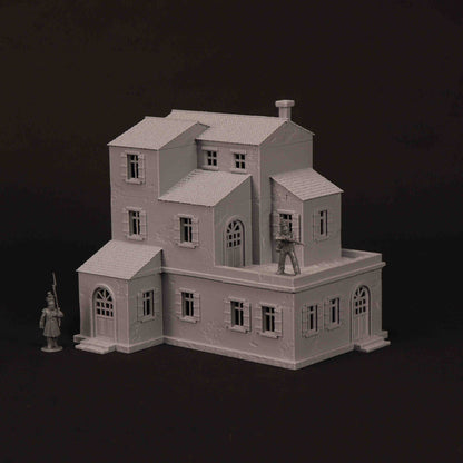 Maison provençale 3D imprimée pour wargame Bolt Action – modèle 03