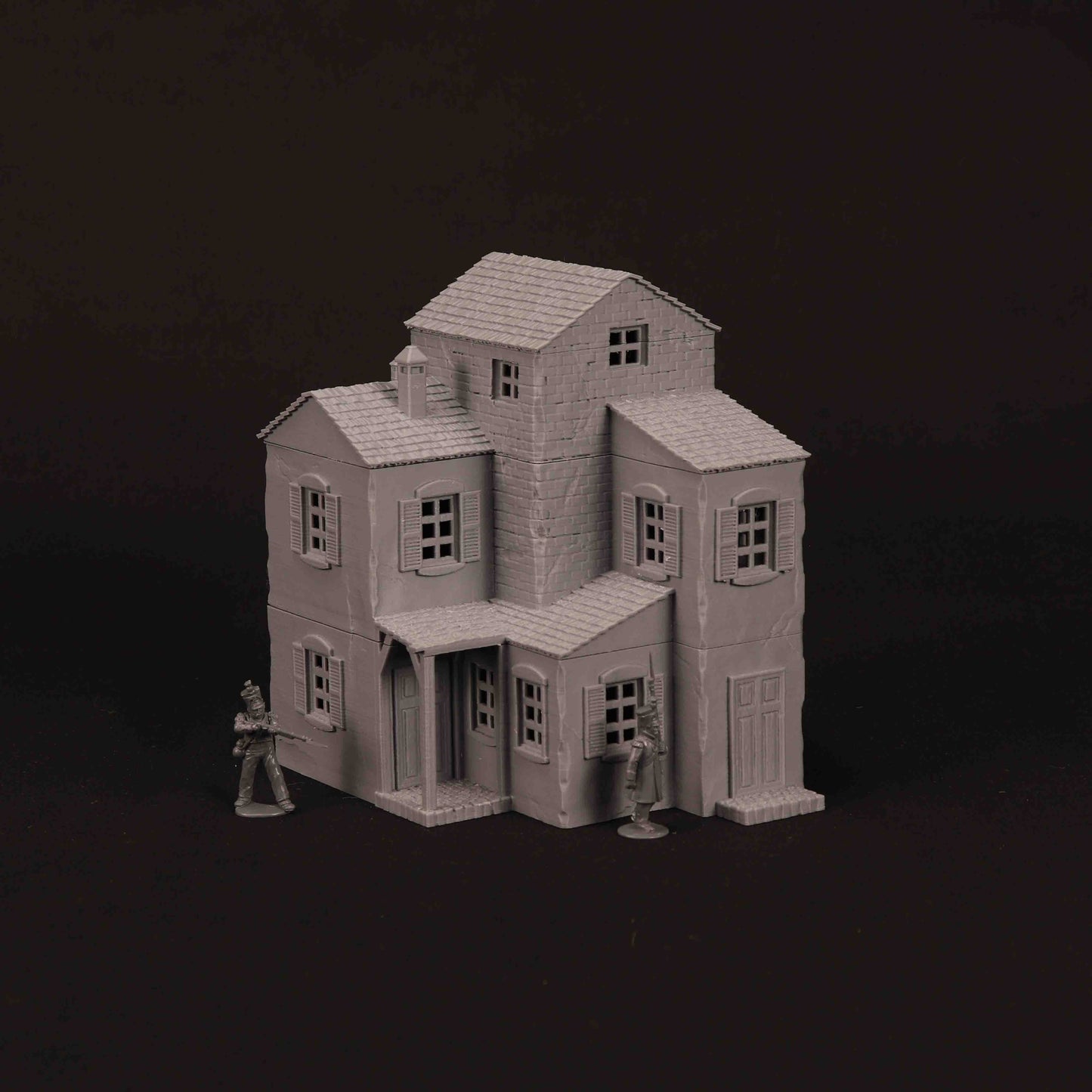 Maison provençale 3D imprimée pour wargame Bolt Action – modèle 04