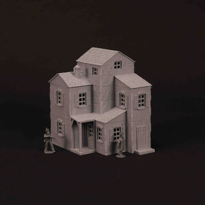 Maison provençale 3D imprimée pour wargame Bolt Action – modèle 04