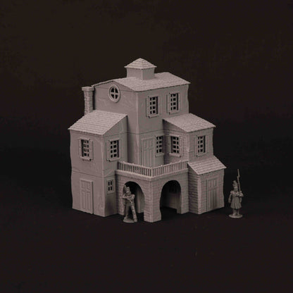 Maison provençale 3D imprimée pour wargame Bolt Action – modèle 05