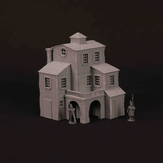 Maison provençale 3D imprimée pour wargame Bolt Action – modèle 05