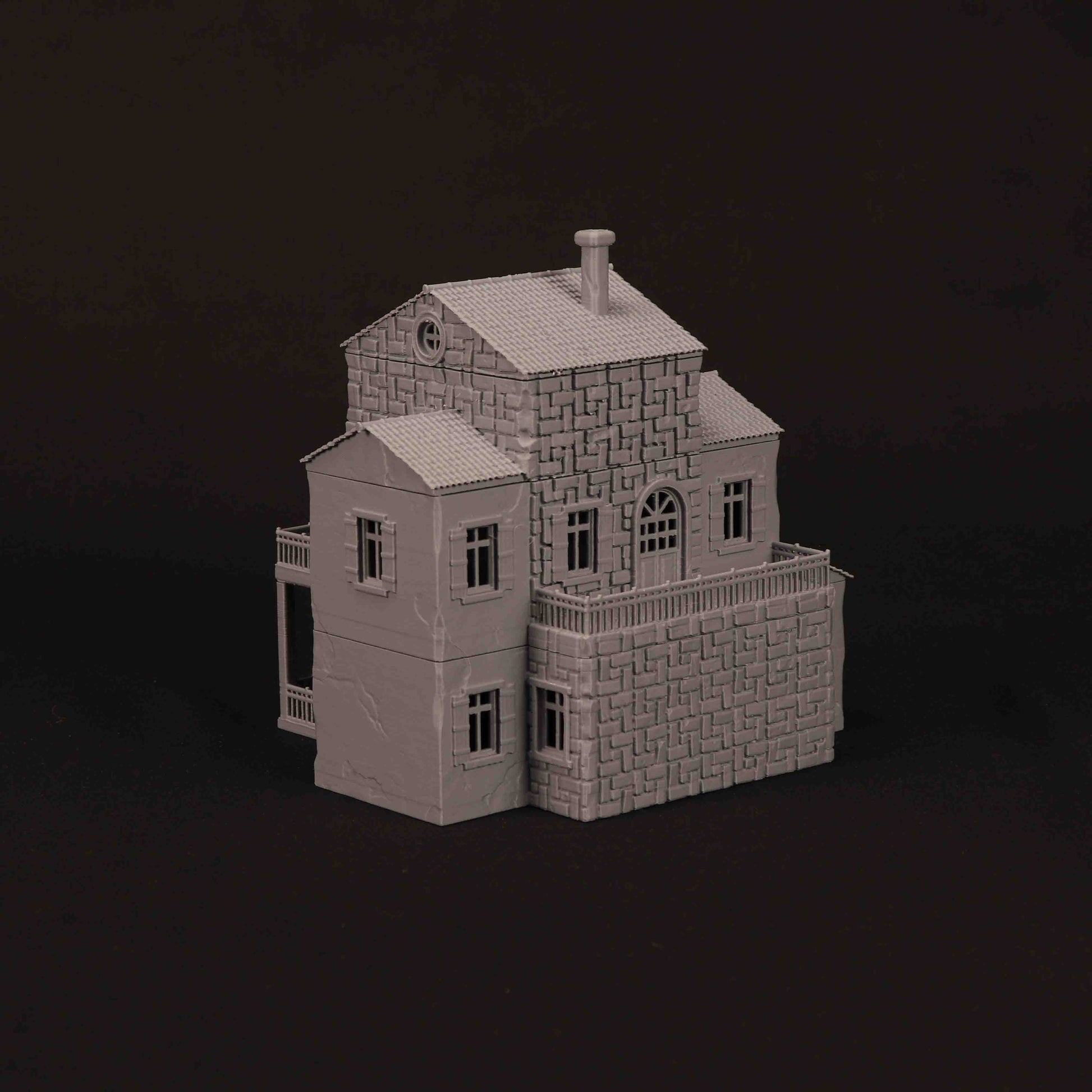 Maison provençale 3D imprimée pour wargame Bolt Action – modèle 06