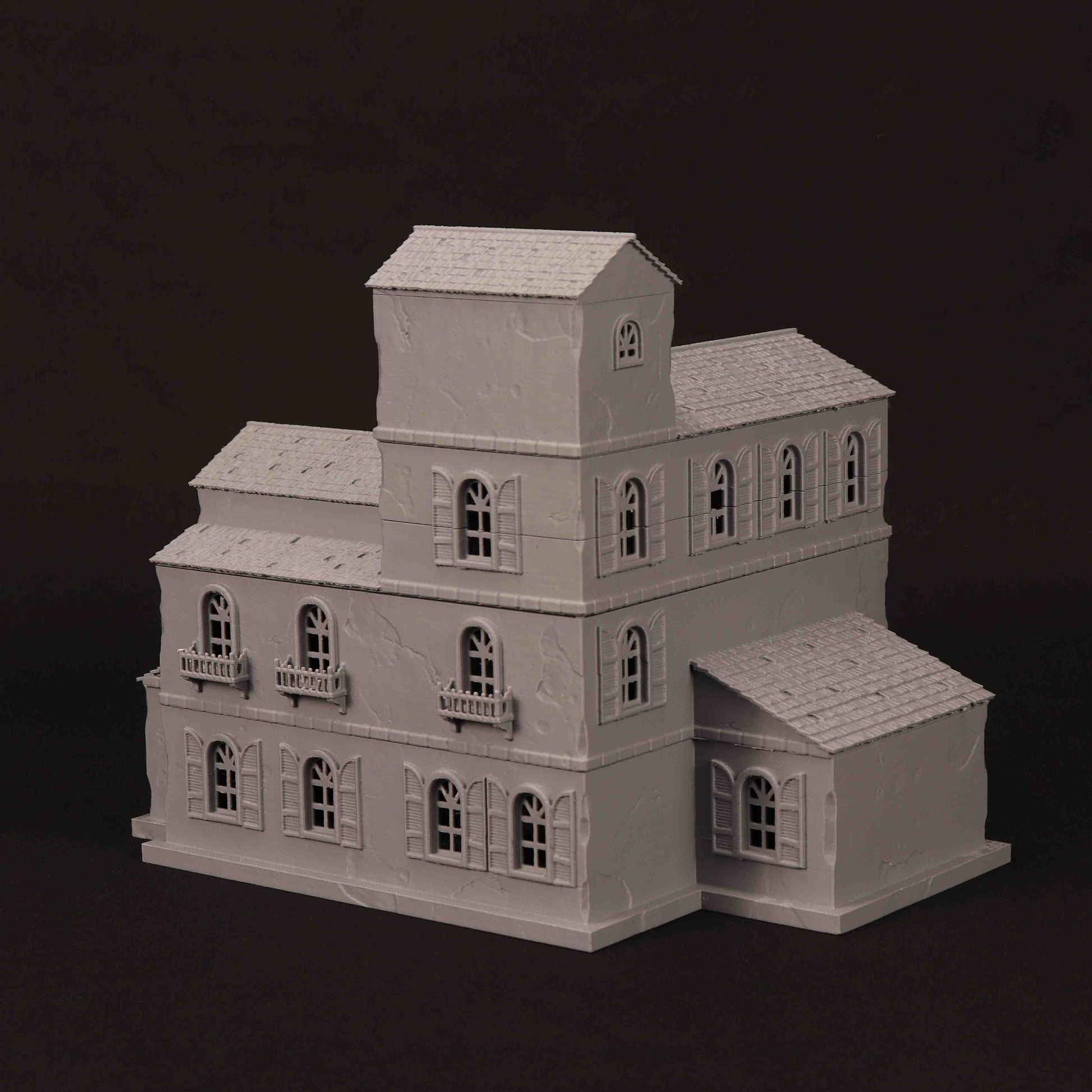 Maison provençale 3D imprimée pour wargame Bolt Action – modèle 07