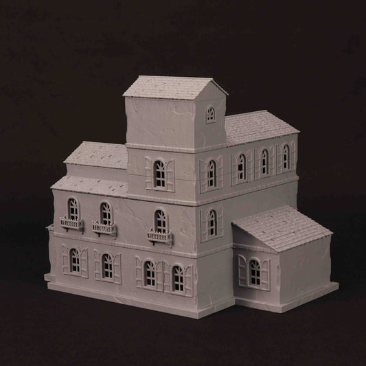 Maison provençale 3D imprimée pour wargame Bolt Action – modèle 07