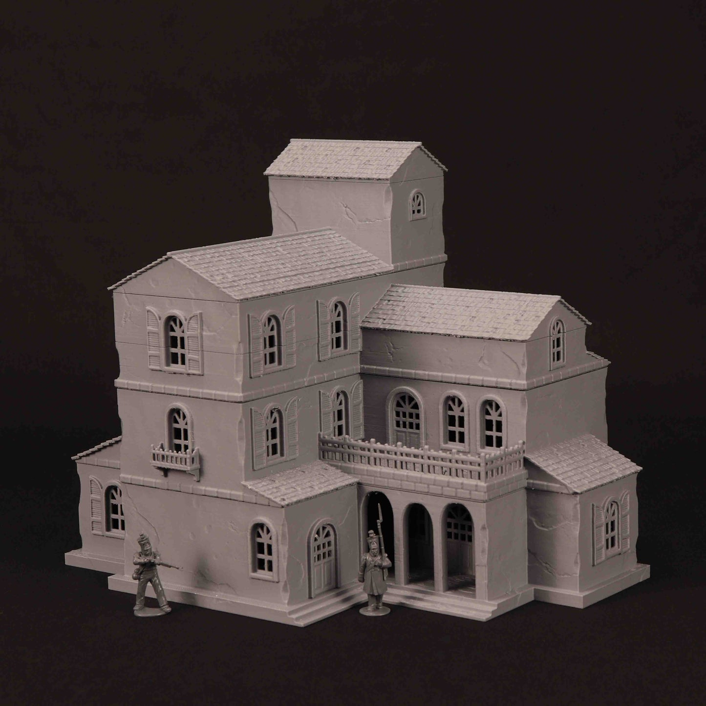 Maison provençale 3D imprimée pour wargame Bolt Action – modèle 07