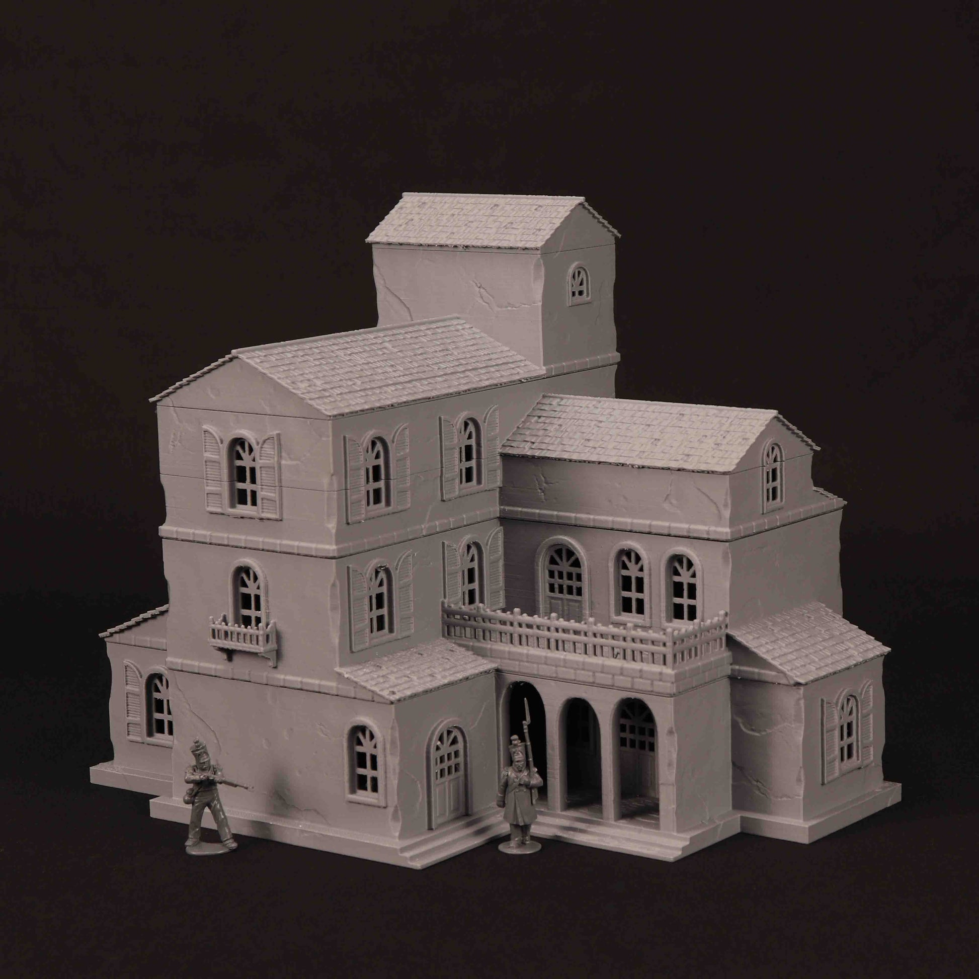 Maison provençale 3D imprimée pour wargame Bolt Action – modèle 07