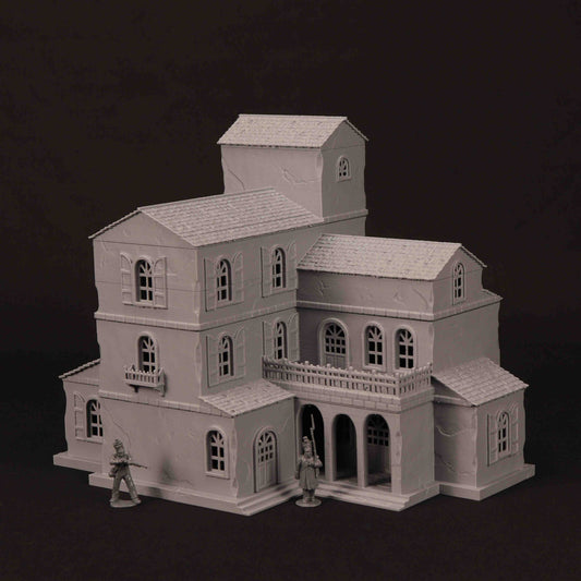 Maison provençale 3D imprimée pour wargame Bolt Action – modèle 07
